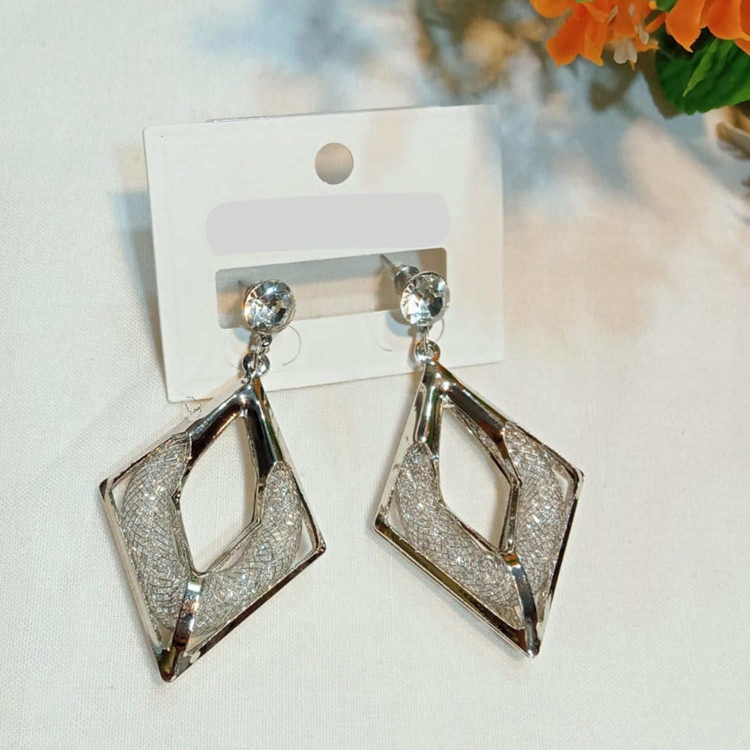 Earrings Heart Shape - FlyingCart.pk