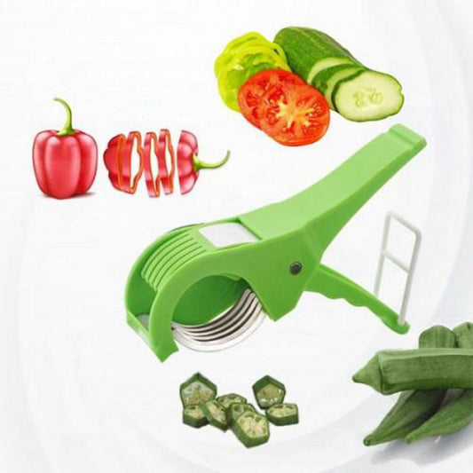 Vegetable Cutter With Peeler Multifunctional (2 In 1) - FlyingCart.pk