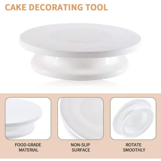 Cake Rotating Turn Table Cake Baking Decoration Tool - FlyingCart.pk