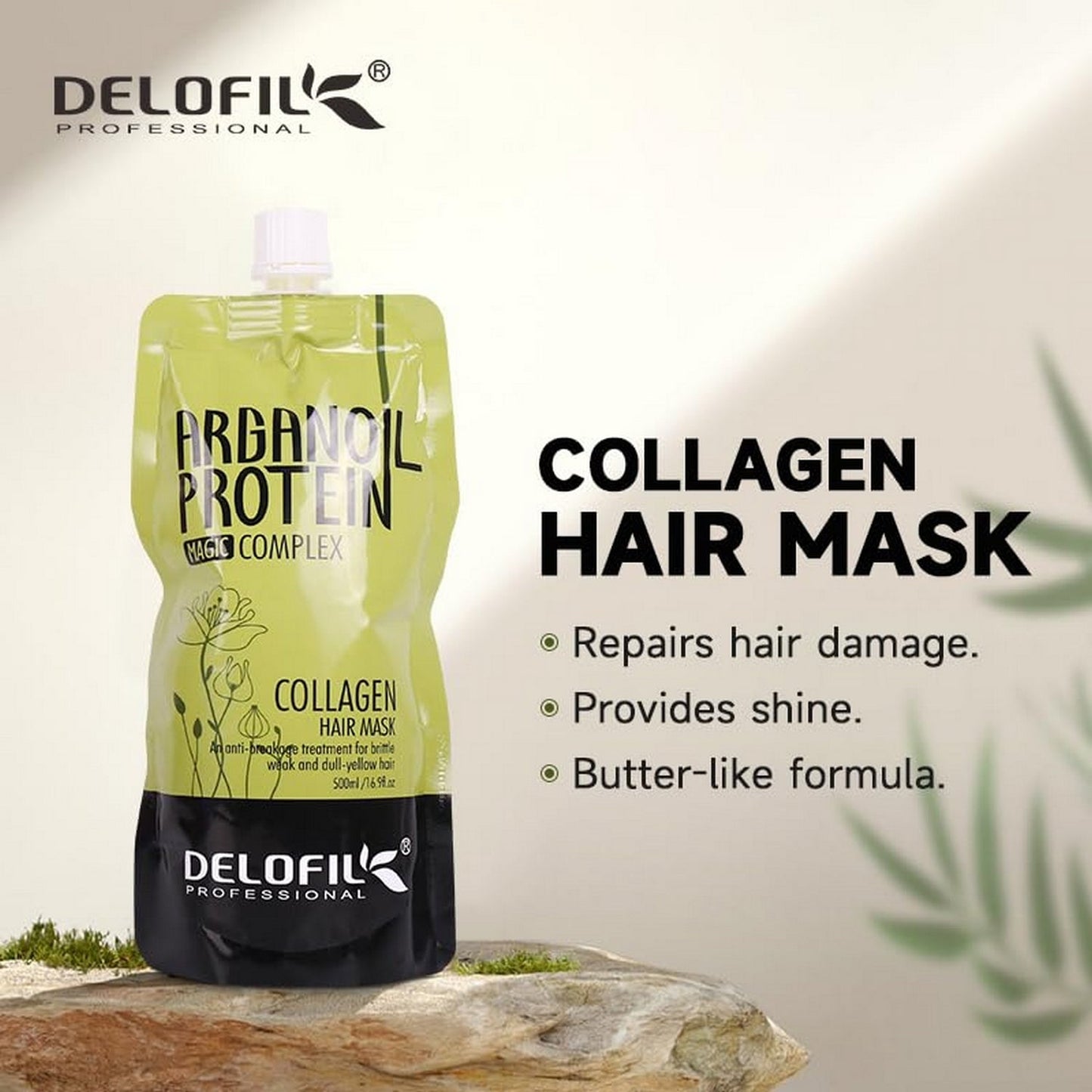 DELOFIL Professional Collagen Hair Mask 500ml - FlyingCart.pk