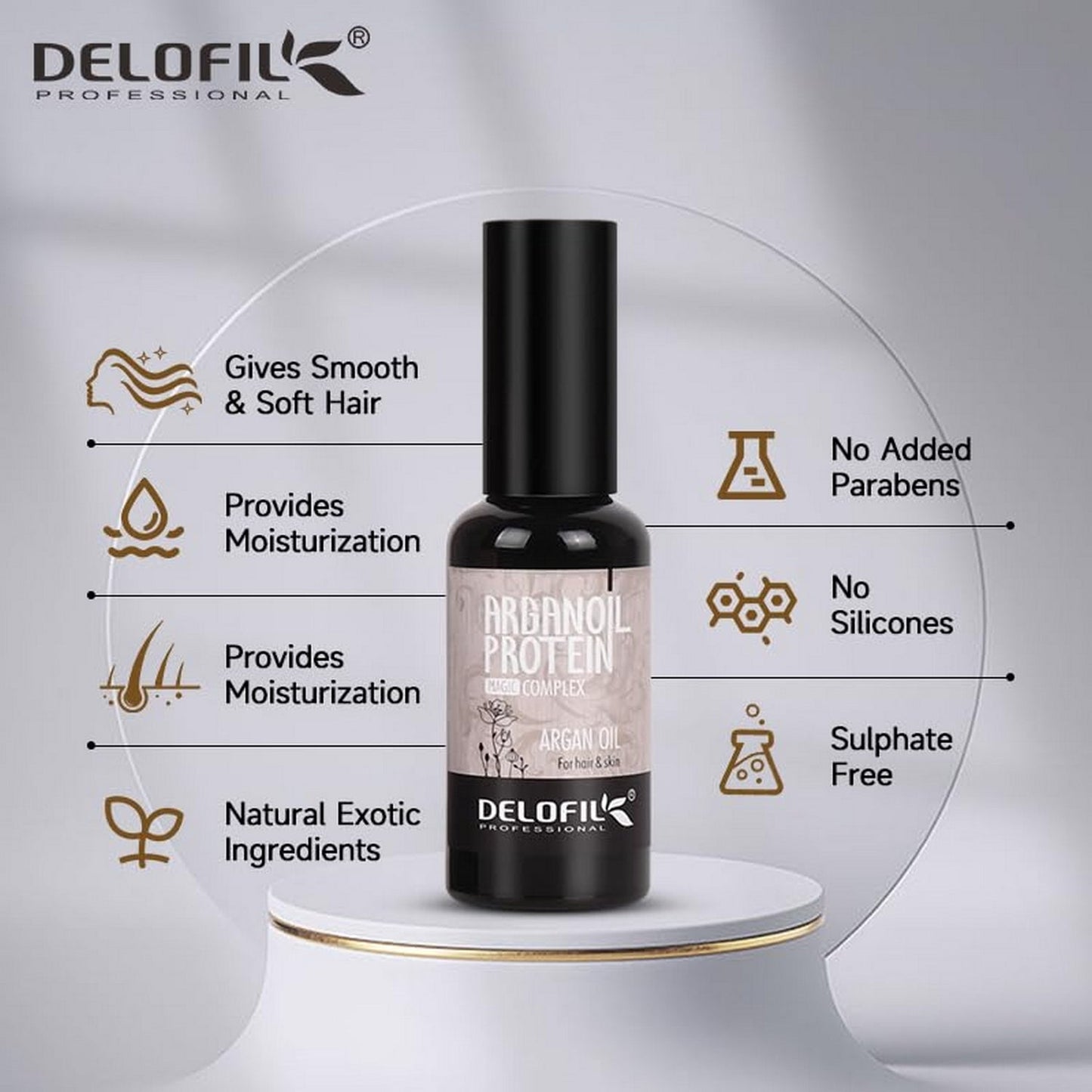 DELOFIL Professional Argan Oil 50ml - FlyingCart.pk