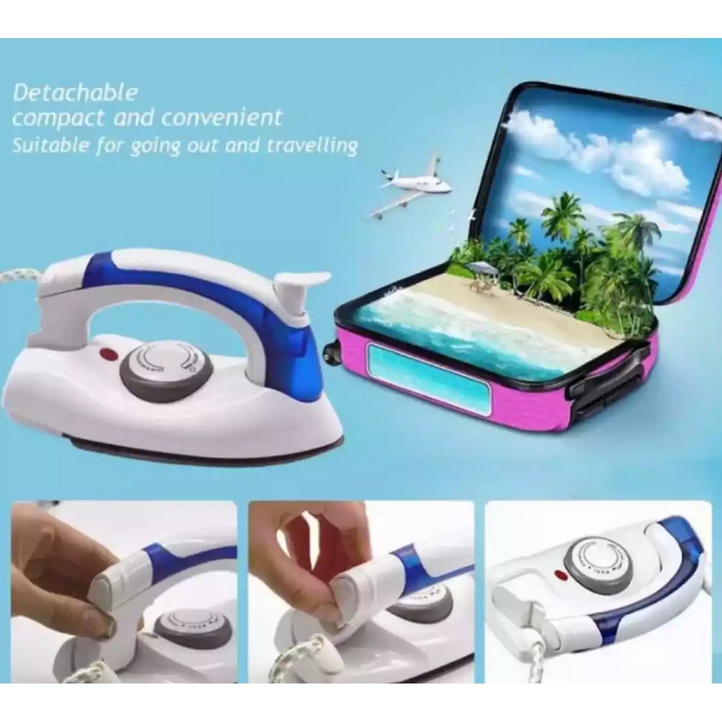 Mini Steam iron - FlyingCart.pk