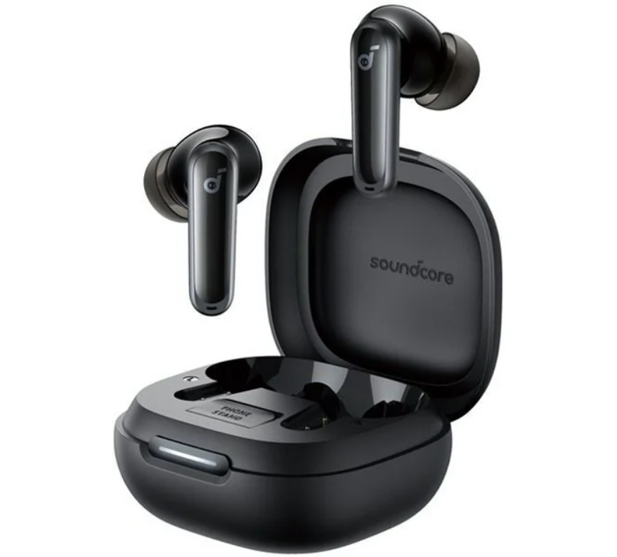 Soundcore P40i Earbuds With Smart Nc And 2 In 1 Charging Case With Phone Stand Black-FlyingCart.pk