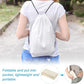 Cotton Canvas Drawstring Backpack Bags OR Printable Draw String Bags-FlyingCart.pk