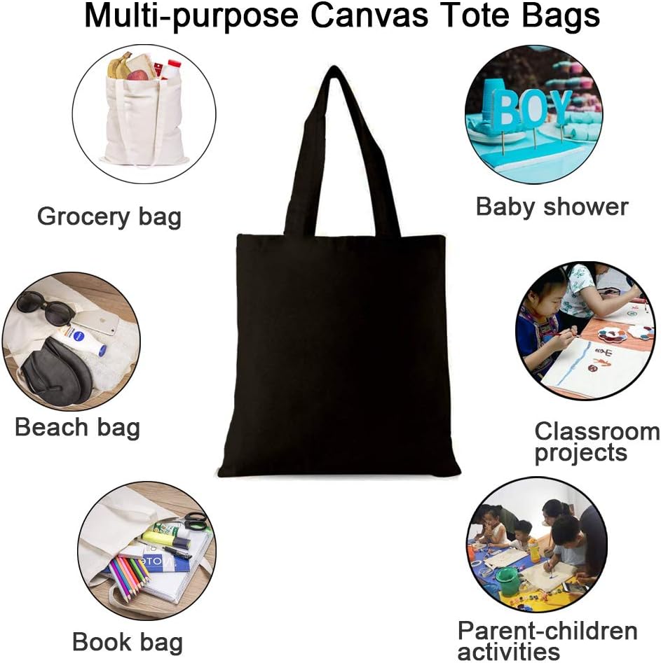 Cotton Canvas Tote Shopping Bags-FlyingCart.pk