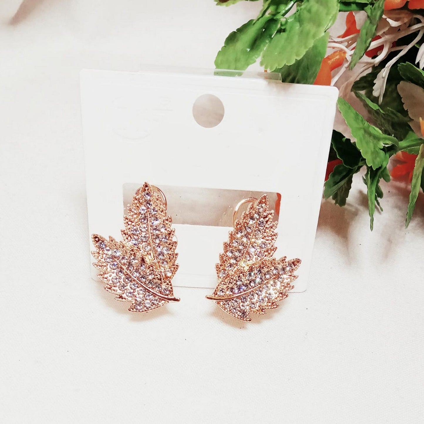 Leaf Earrings - FlyingCart.pk