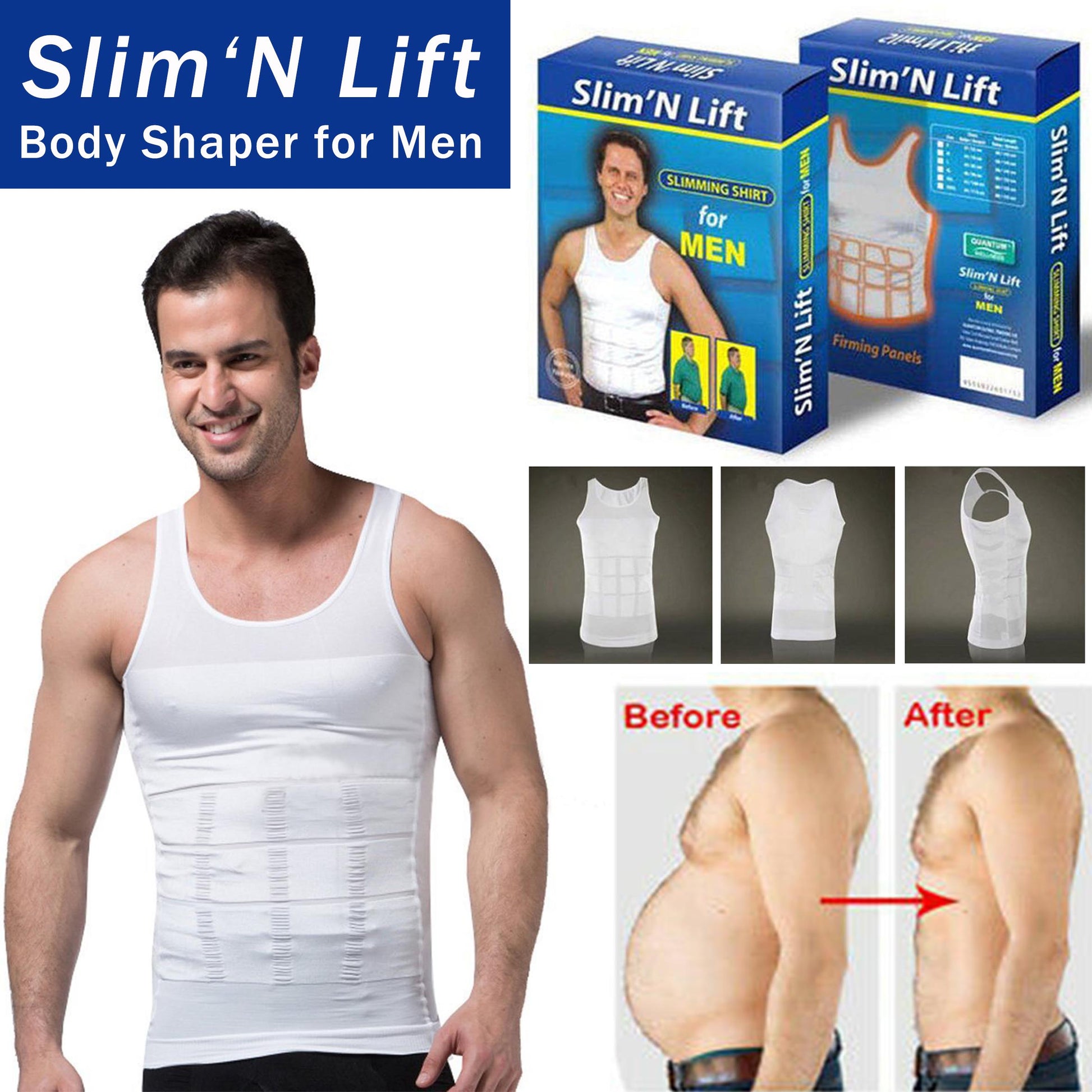 Slim N Lift Slimming Shirt For Men - FlyingCart.pk