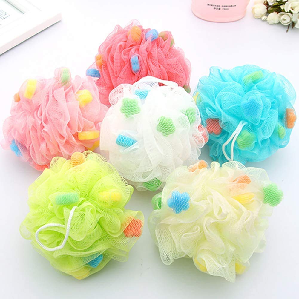 Loofah Ball - Shower Sponge Bath Ball Loofah Bubble Making Net - FlyingCart.pk