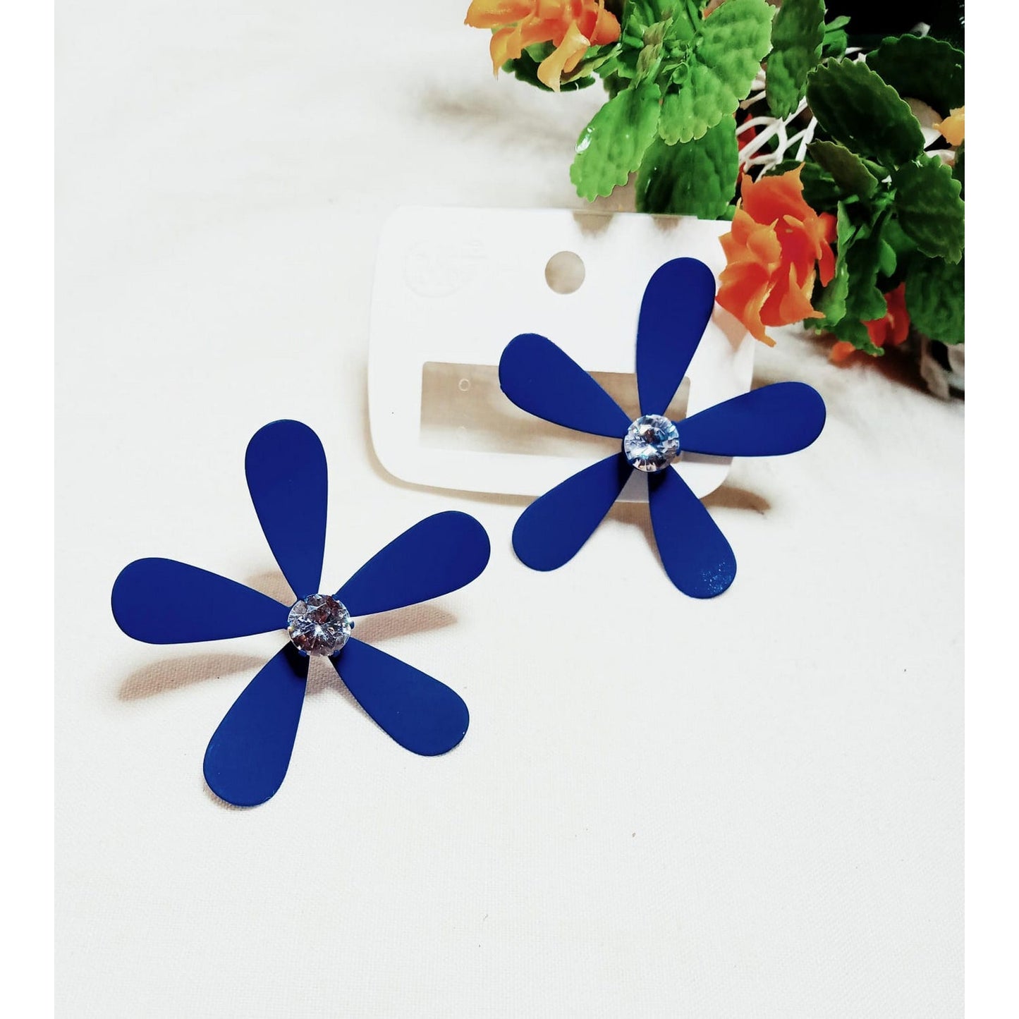 Fancy Beautiful Flowers Earrings Pack Of 2 (Each Set have 2 pair) - FlyingCart.pk