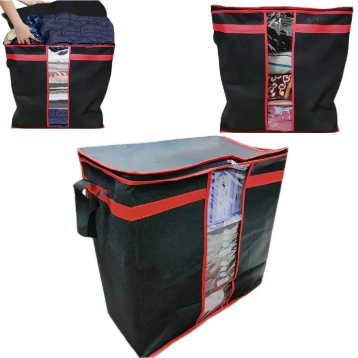 Extra Large Capacity Black Storage Bag (75gsm)