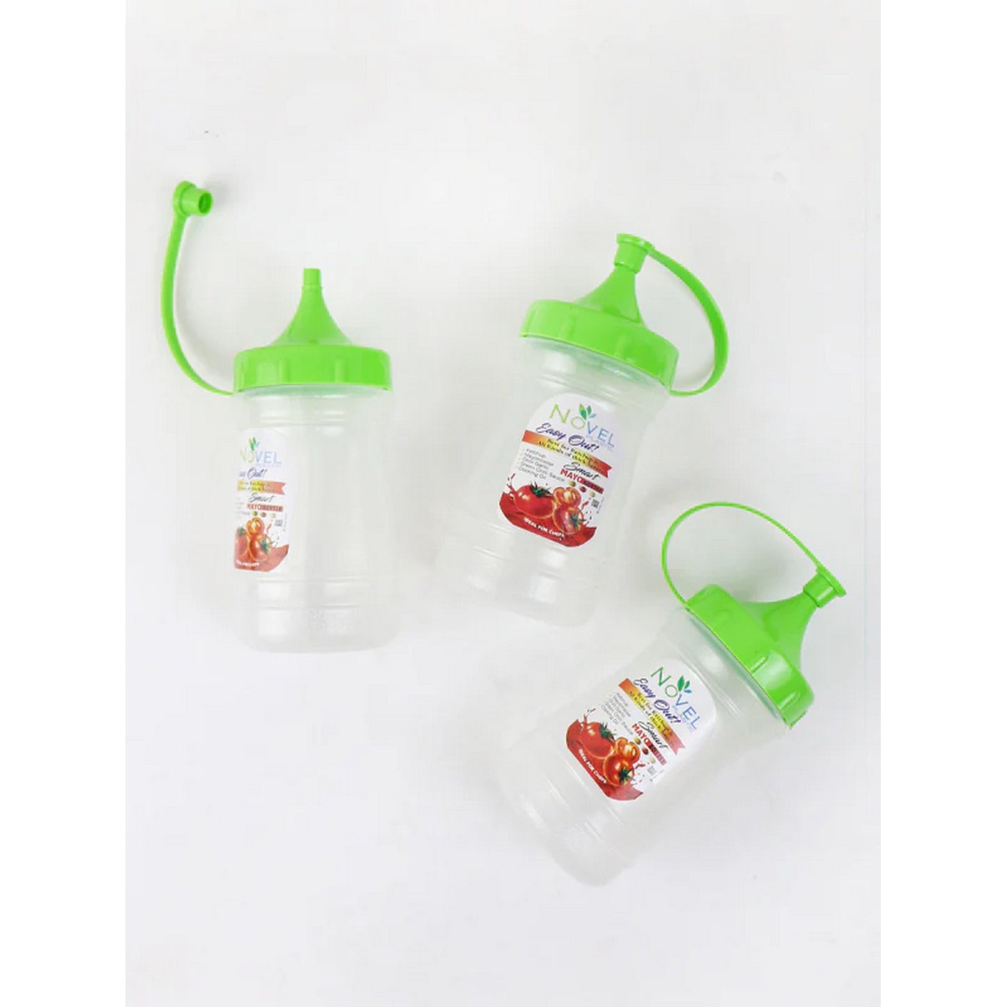 Plastic Ketchup Bottle Transparent Small - FlyingCart.pk