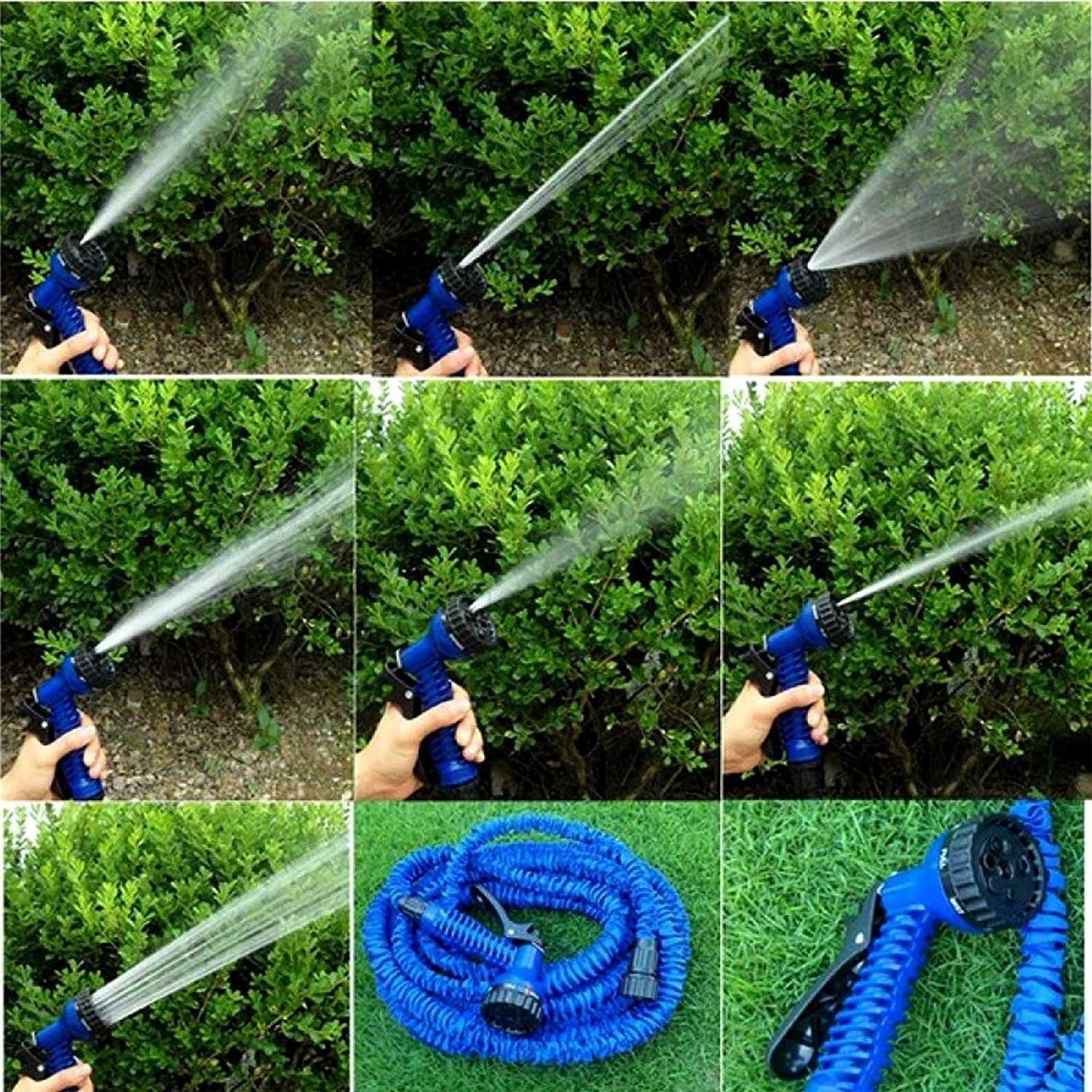 Magic Hose With 7 Spray Gun Functions (100-Ft) - FlyingCart.pk