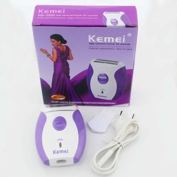 Hair Removal Shaver for Women Kemei KM-280R - FlyingCart.pk