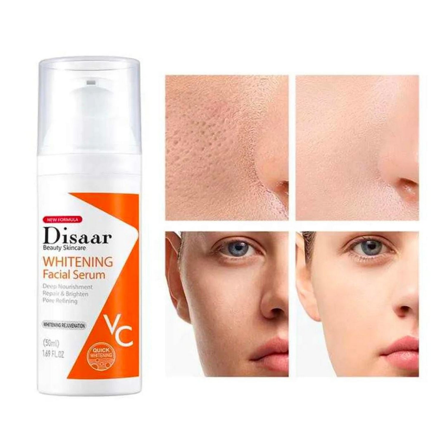 Disaar Whitening Deep Nourishment Repair And Brighten Pore Refining Facial Serum 50ml - FlyingCart.pk