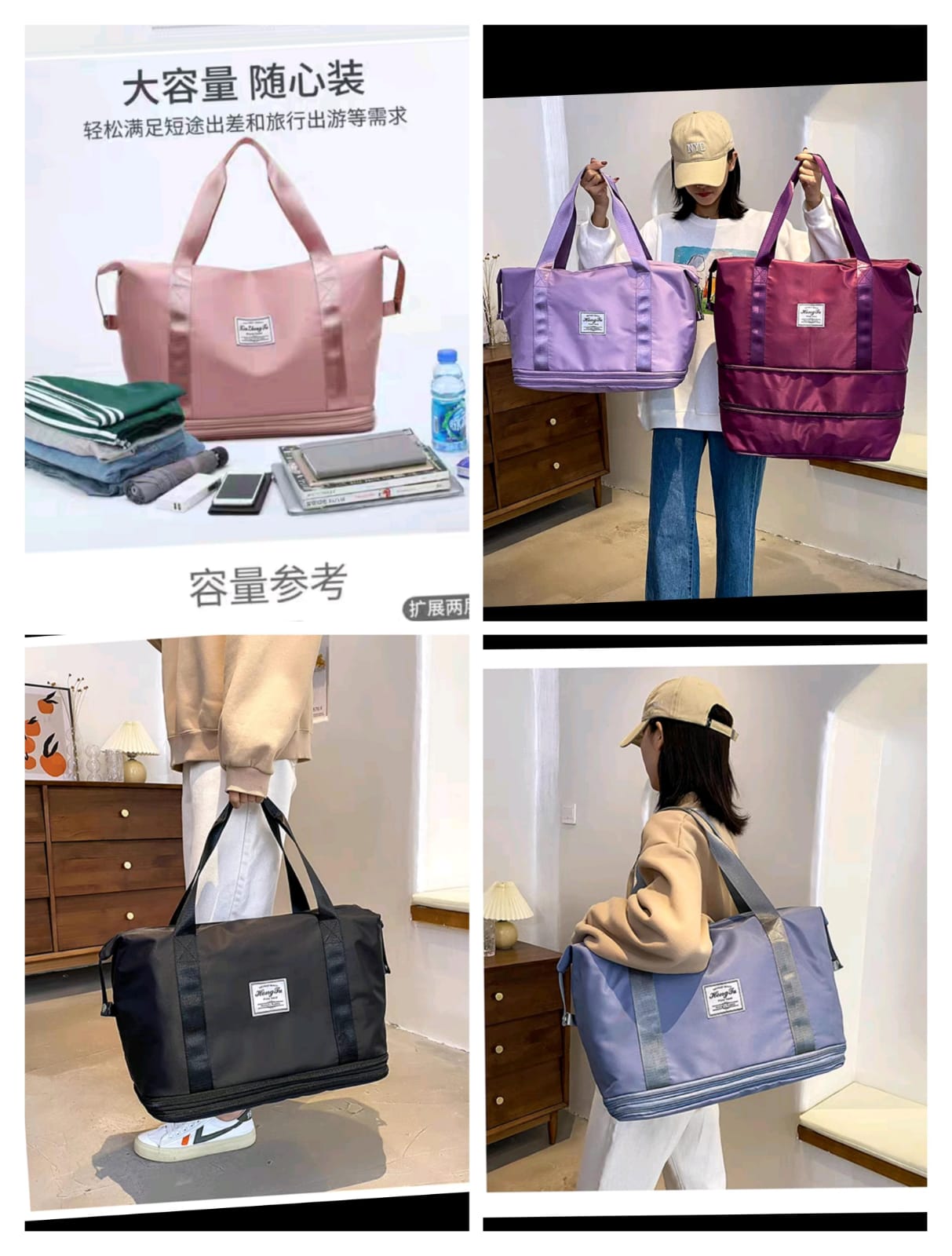 Imported Foldable Parashoot Waterproof bags  for Girls-FlyingCart.pk