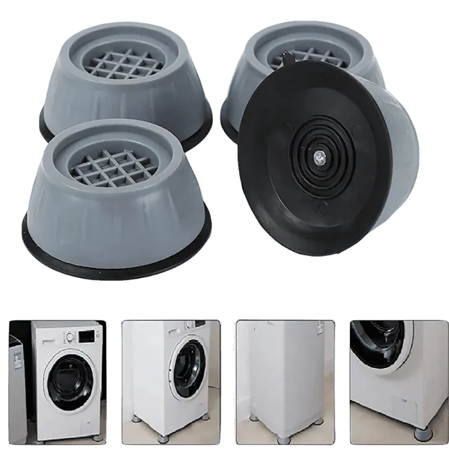 Anti Vibration Pads For Washing Machine Feet 4 Pcs - FlyingCart.pk