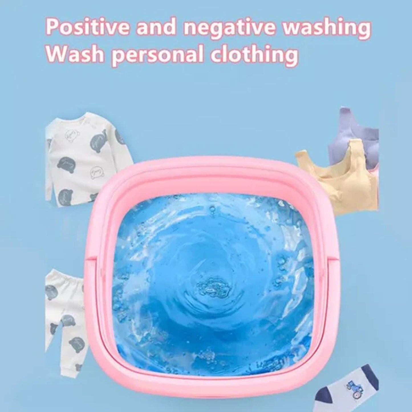 KIHO Portable Folding Washing Machine with Dryer - FlyingCart.pk