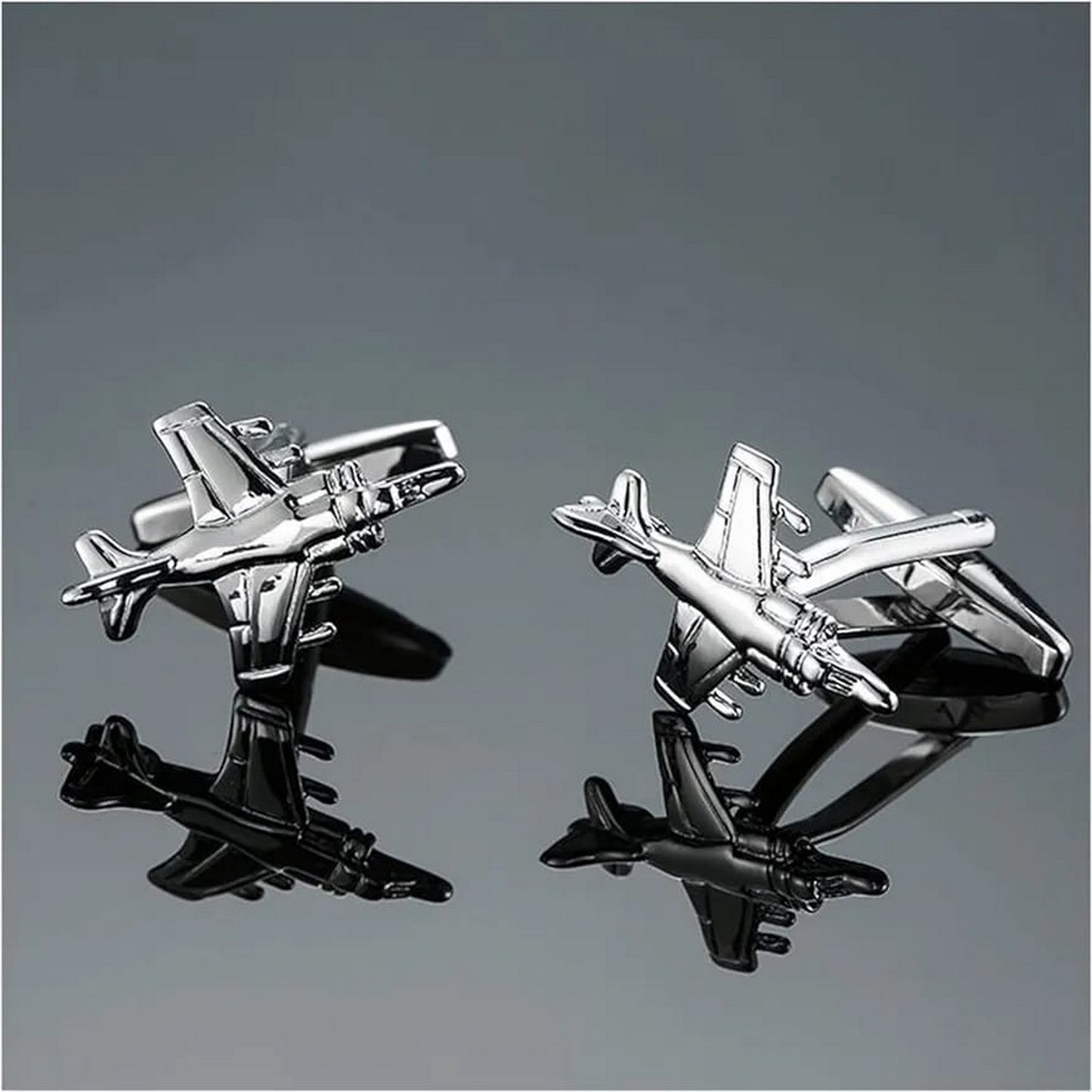 F16 Airplane Style Cufflinks - FlyingCart.pk