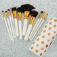 BH Professional Dot Round Fancy Brush Set With Box (11 Pcs) - FlyingCart.pk