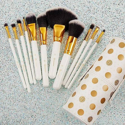 BH Professional Dot Round Fancy Brush Set With Box (11 Pcs) - FlyingCart.pk