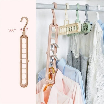 Magic Hangers 9 Holes Organizer Hangers For Clothes - FlyingCart.pk