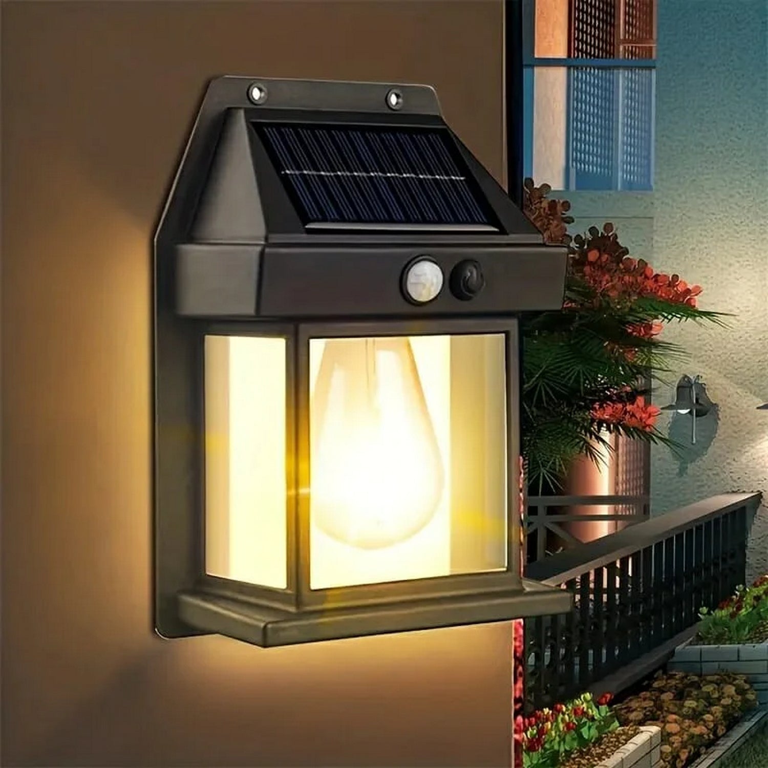 Solar Tungsten Wireless Outdoor LED Wall Light - FlyingCart.pk