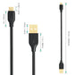 Aukey Gold-Plated Reinforced Qualcomm Quick Charge Micro USB Cable - FlyingCart.pk
