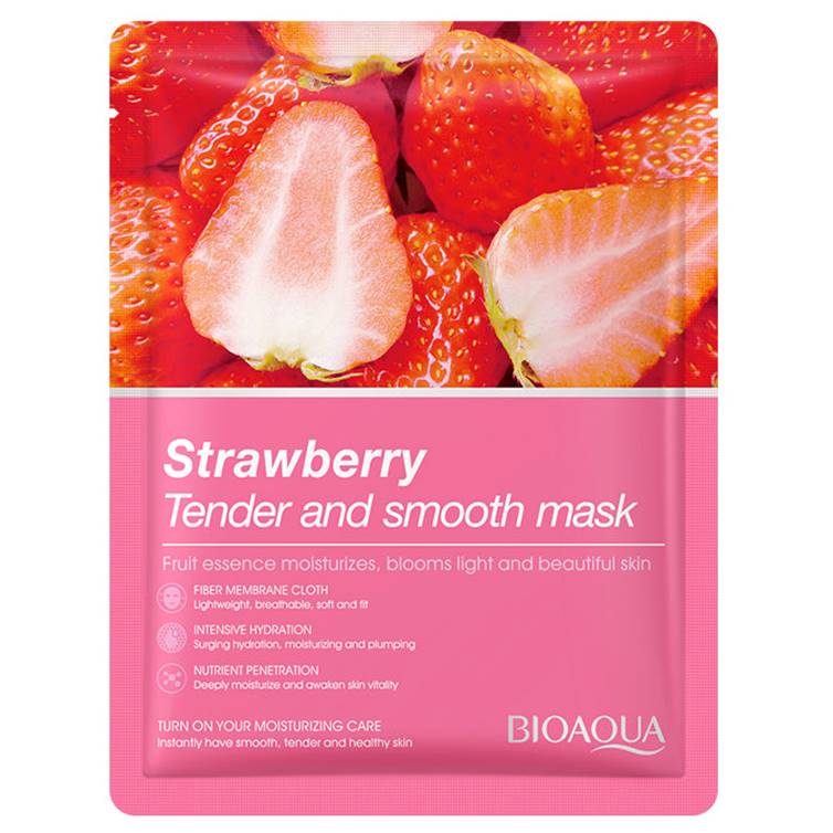 BIOAQUA Strawberry Tender and Smooth Skin Mask 25g- FlyingCart.pk