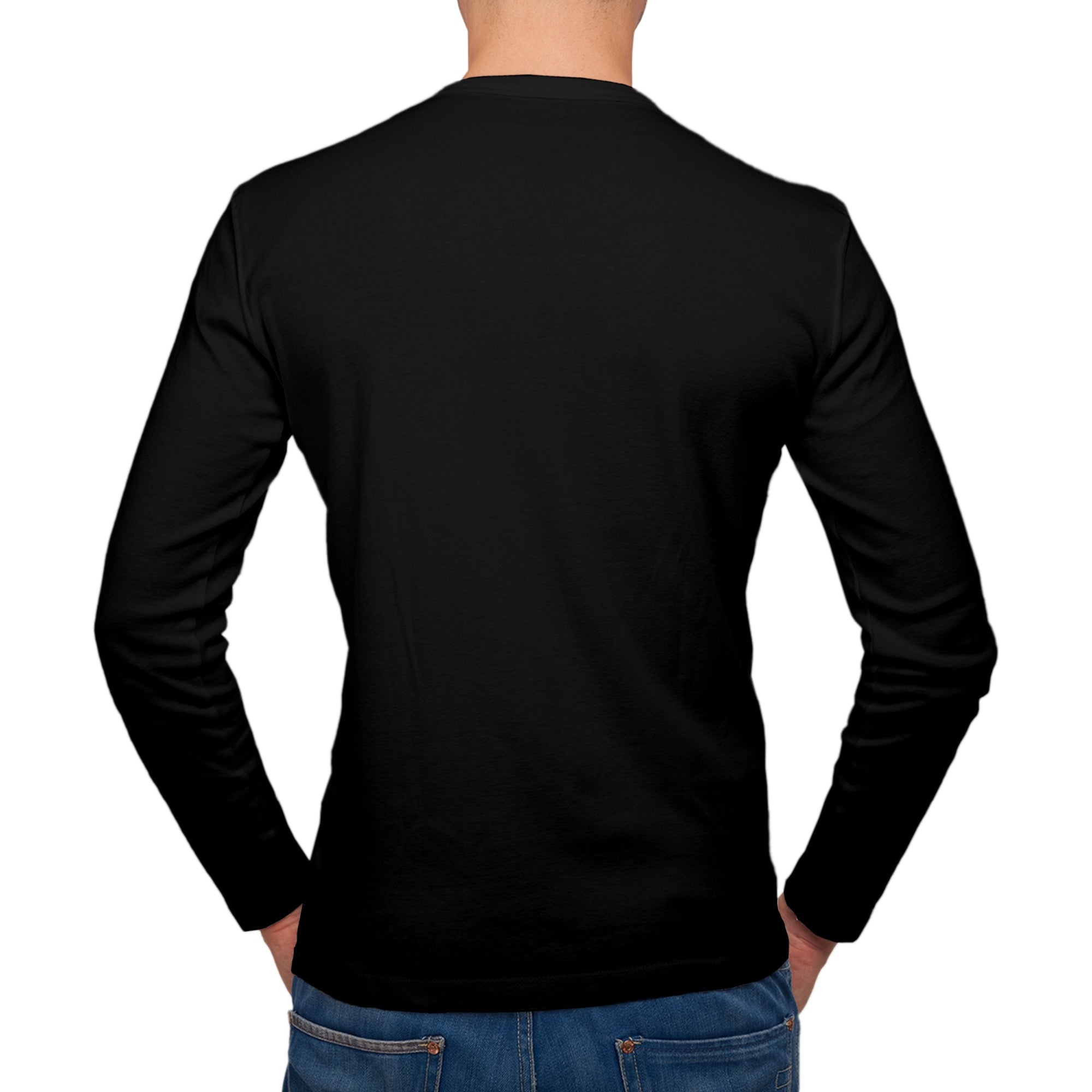 Full Sleeves Black T-Shirt For Men