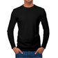 Full Sleeves Black T-Shirt For Men - FlyingCart.pk
