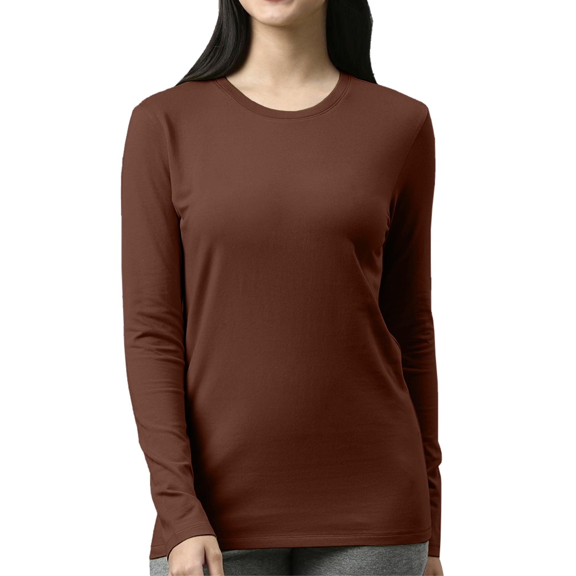 Brown Full Sleeves For Women - FlyingCart.pk