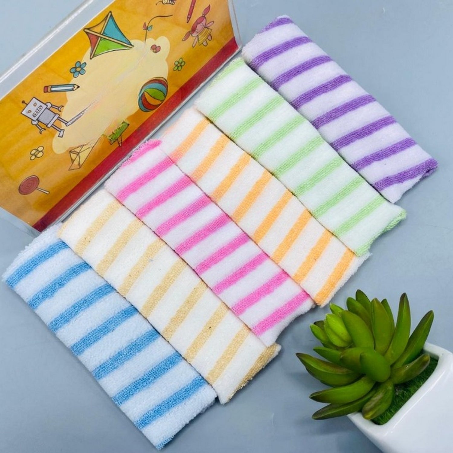 Soft Baby Roll Mini Towel (Pack Of 6) - FlyingCart.pk