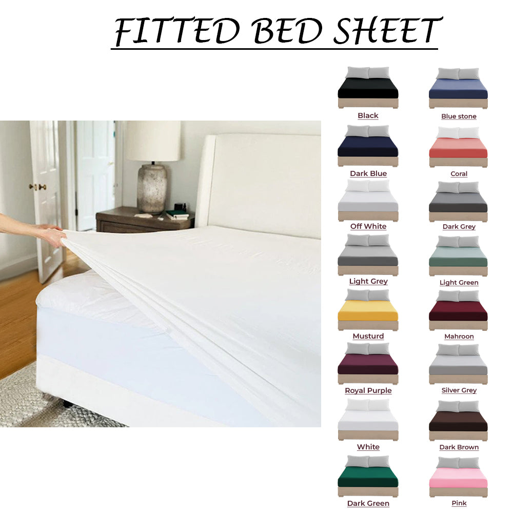 Black Fitted Sheet