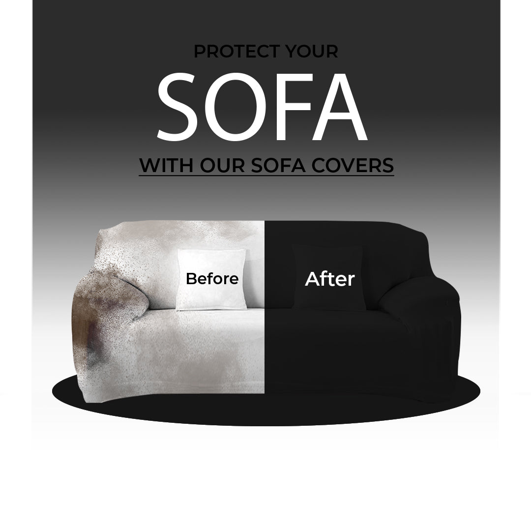 Black Sofa Cover