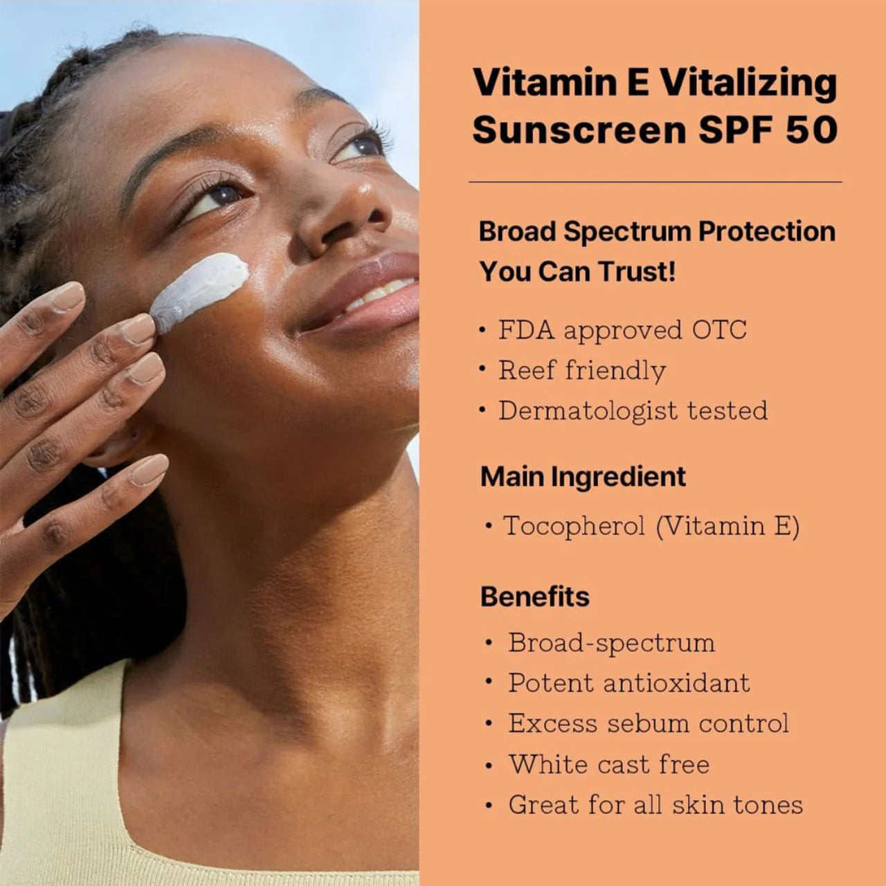 Cosrx Vitamin E Vitalizing Sunscreen SPF 50+/50ml - FlyingCart.pk