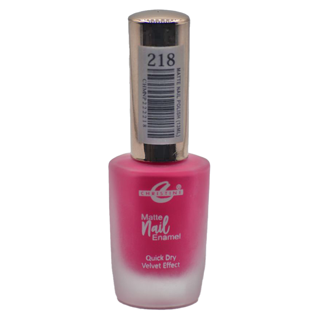 Christine Matte Nail Enamel Shade-218 - FlyingCart.pk