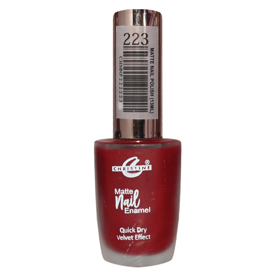 Christine Matte Nail Enamel Shade-223 - FlyingCart.pk