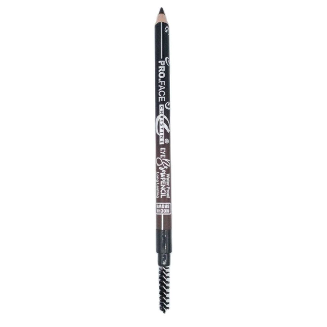 Christine Pro Face Water Proof Eye Brow Pencil with Brush - FlyingCart.pk