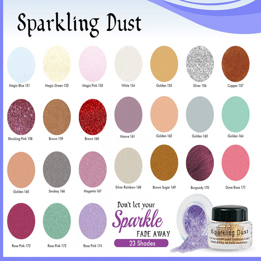Christine Sparkling Dust – Shade 160 Brown Glitter - FlyingCart.pk