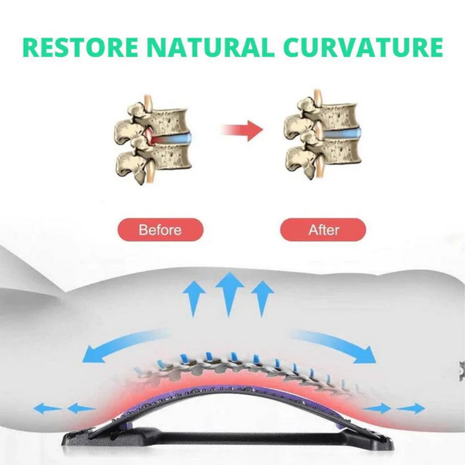 Back Stretcher & Spine Stretcher - FlyingCart.pk