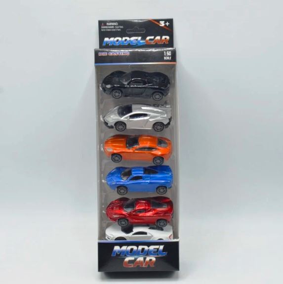 Diecast Metal Body Car Pack Of 6