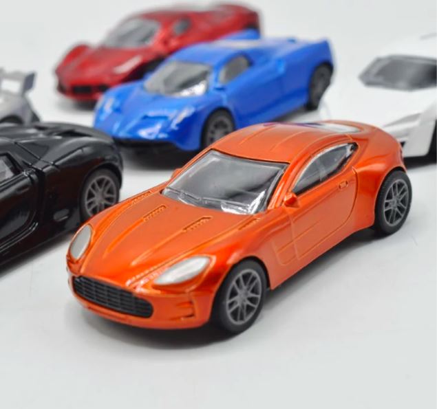 Diecast Metal Body Car Pack Of 6