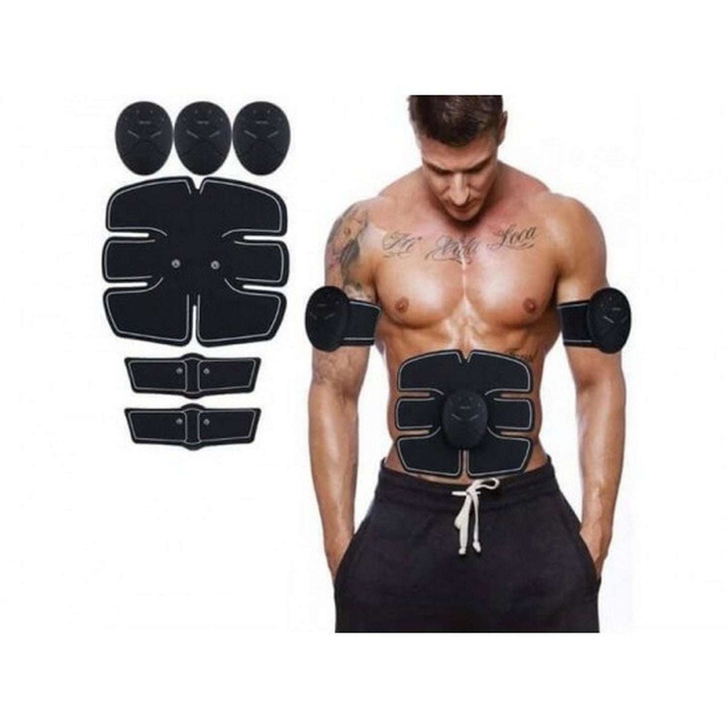 EMS Fitness Training Gear For Abdomen, Arms, Legs, Waist & Hips - FlyingCart.pk