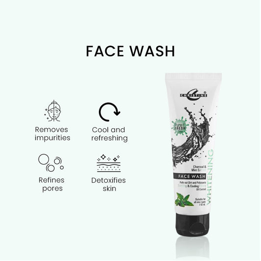 Christine Charcoal & Mint Face Wash 110ml - FlyingCart.pk