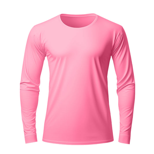 Full Flamingo Pink T-Shirt For Men - FlyingCart.pk