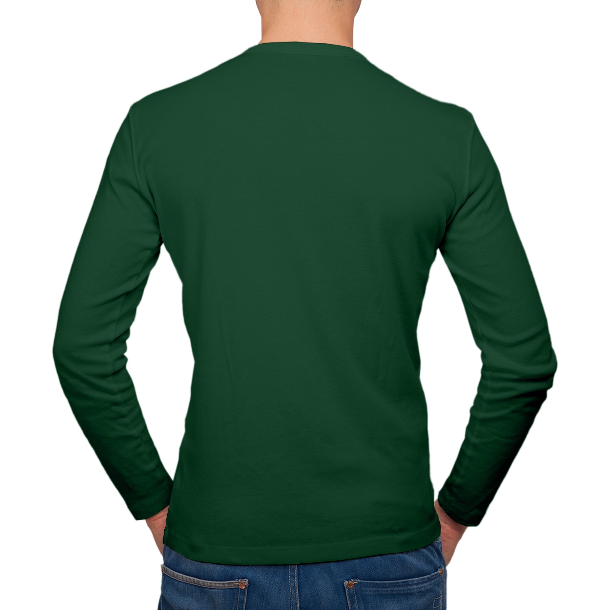 Full Sleeves Green T-Shirt For Men