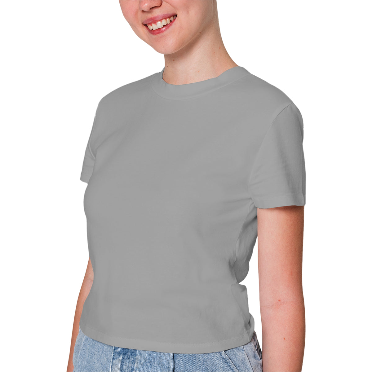 Grey T-Shirt For Women