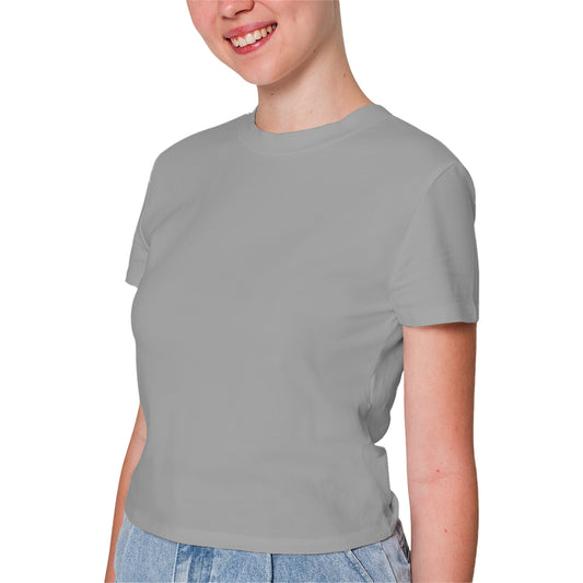 Grey T-Shirt For Women - FlyingCart.pk