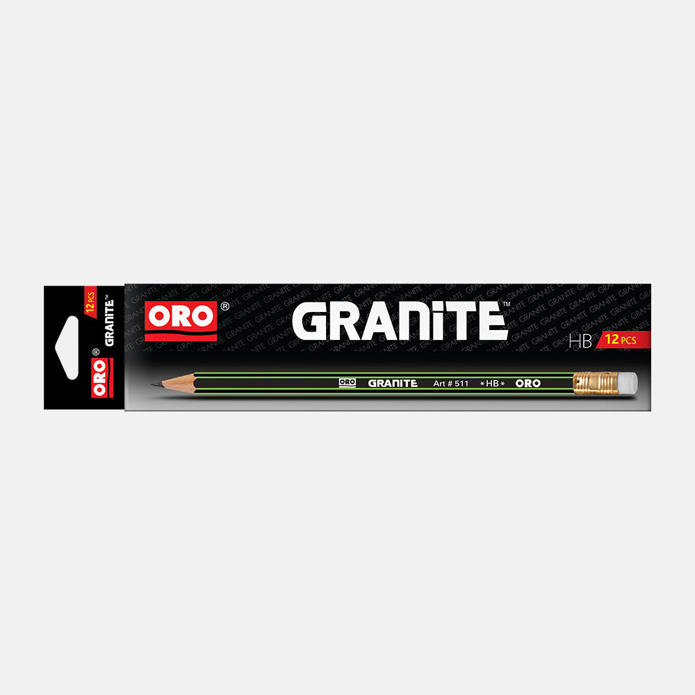 Granite Pack of 12 Pencils - FlyingCart.pk
