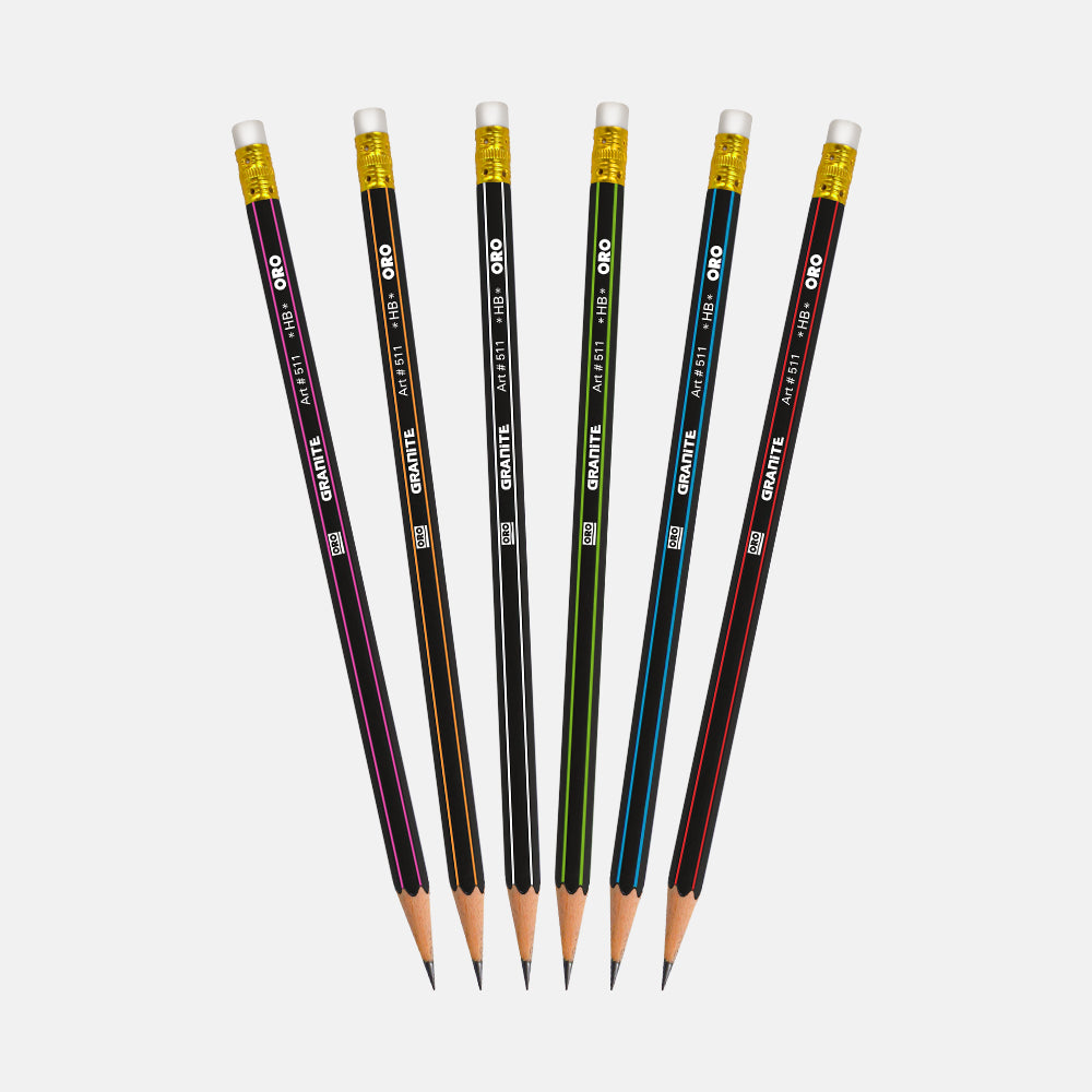 Granite Pack of 12 Pencils - FlyingCart.pk